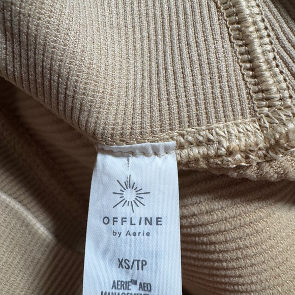 Aerie Tan Ribbed Matching Set - Picture 4 of 5